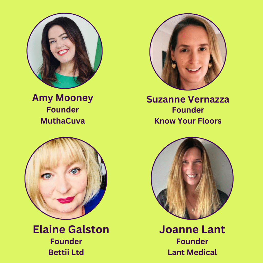 Female Founder panellists